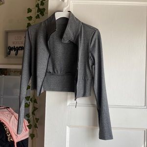 Stretch workout cropped top